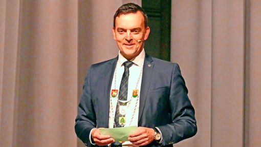 Bürgermeister Erik Weide hat bereits bei der Friesenheim-Gala angekündigt, dass er erneut  kandidieren wird. Foto: Bohnert-Seidel