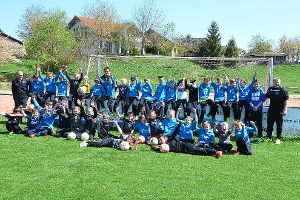 Viel Spaß haben die jungen Teilnehmer am Fußball-Camp in Bochingen.  Foto: Wagner Foto: Schwarzwälder-Bote