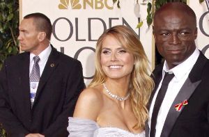 Der neue Mann an Heidi Klums Seite ist schon lange ein Teil ihres Lebens: Das Topmodel ist nach der Scheidung von Sänger Seal (rechts) nun mit ihrem Bodyguard (links) liiert. Foto: dpa
