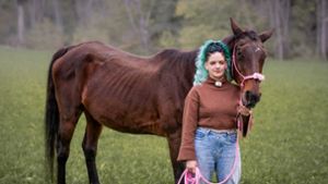 Nach einer langen Suchaktion hat Megan Grochowski ihr Pferd endlich wieder. Foto: Kristall-Foto/Adrienne Kulcsar