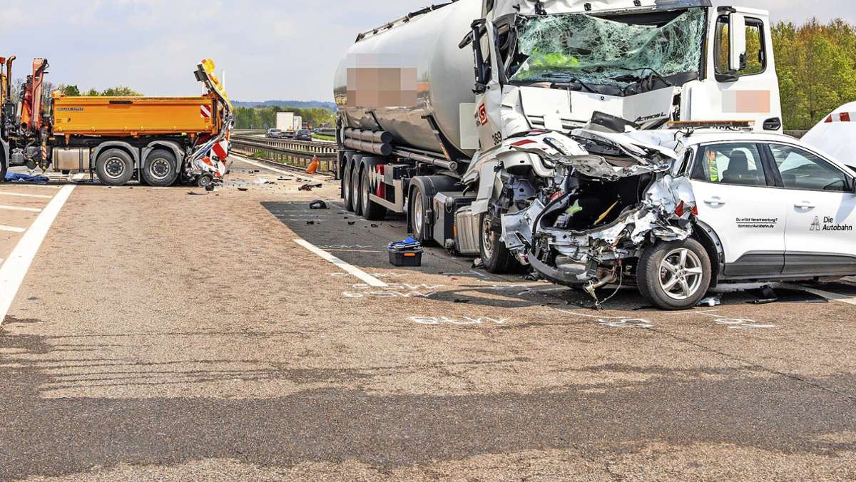 Autobahnarbeiter stirbt auf A 81 bei Böblingen: „Das gesamte Team steht immer noch unter Schock“