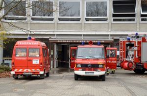 Am Nicolaus-Kistner-Gymnasium in Mosbach hatte es gebrannt. Foto: dpa