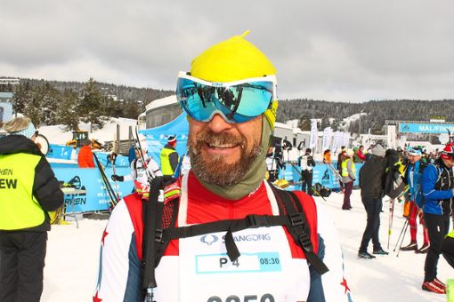Ich bin dann gleich mal weg – groß ist die Vorfreude beim Schörzinger Wolfgang Angst auf den Start beim Birkebeiner, dem härtesten Skimarathon der Welt.  Foto: Merk Foto: Schwarzwälder Bote