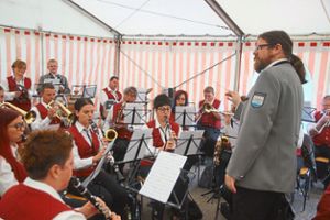 Ein beliebter Programmpunkt beim Feuerwehrfest an Pfingsten in Rohrbach ist jeweils das Konzert zum Frühschoppen und Mittagessen mit dem Musikverein Frohsinn Rohrbach. Foto: Schwarzwälder Bote