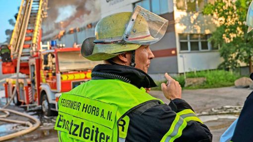 Feuerwehrkommandant Marco Schlagregen möchte Horb verlassen. Foto: Juergen Lueck