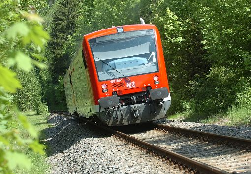 Ein Zug auf der Bahnstrecke Horb-Tübingen Foto: Hopp Foto: Schwarzwälder-Bote