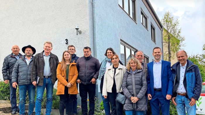 Landwirtschaft in Bösingen: CDU-Kreistagskandidaten zu Besuch auf dem Marzellenhof