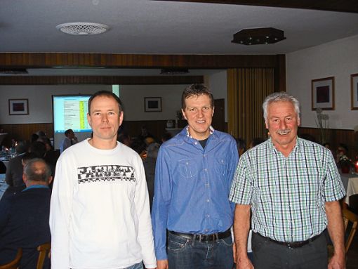 Friedrich Liefeld (von links) Jürgen Fleig und  Wolfgang Zimmermann sind im Vorstand. Foto: Bauhof Foto: Schwarzwälder Bote