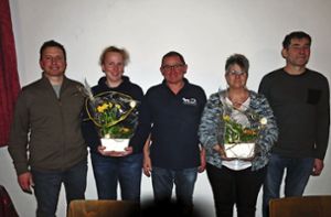 Sie sorgen für Power beim Hardter Bauernverein (von links): Stefan Jauch, Melanie Wehrle, Bernhard Ganter, Hannelore Storz und Georg Marte. Foto: Ziechaus