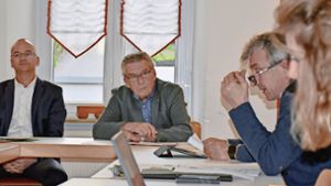 Seine letzte Sitzung als Ortsvorsteher leitete  Peter Engesser (Zweiter von links). Foto: Albert Bantle