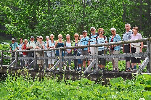 Die Haiterbacher hatten sichtlich Spaß bei den Wanderungen durchs Allgäu. Foto: Privat Foto: Schwarzwälder-Bote