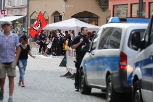 Die Veranstaltung der AfD in Villingen verlief ohne Zwischenfälle. Foto: Marc Eich