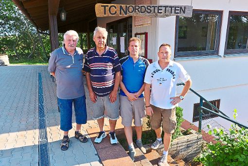 Organisieren die diesjährige Horber Stadtmeisterschaft (von links): Walter Platz, Bernd Steffen, Mario Bross und Jürgen Meyer vom TC Nordstetten. Foto: TCN Foto: Schwarzwälder-Bote