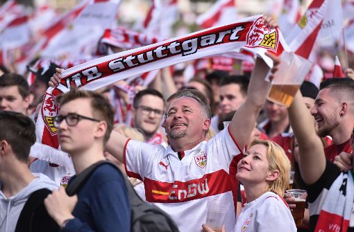 Nicht nur bei den Spielern des VfB Stuttgart ist der Jubel nach dem gelungenen Wiederaufstieg groß. Auch hier im Bezirk freut man sich mit dem Verein. Foto: dpa