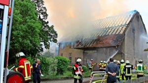 Brand in Ergenzingen: Mehrere Personen vom Rettungsdienst behandelt