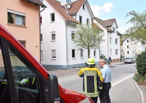 Lüften war angesagt in einem Haus in der Schillerstraße, in dem es nach Gas roch.  Foto: Wegner