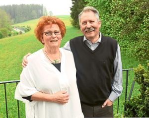 Goldene Hochzeit feiern Margita und Peter Rampf in Lützenhardt. Foto: Maier Foto: Schwarzwälder Bote