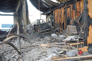 Die Ursache für den Brand in Binsdorf ist weiter unklar. Foto: Engelhardt