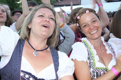 Beste Stimmung herrschte beim Auftritt der Dorfrocker in Bad Dürrheim. Foto: Bartler-Team