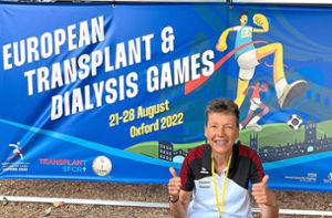 Transplantierte und Dialysepatiente traten bei den Europameisterschaften in Oxford in Großbritannien an. Mit dabei war auch die Langenbacherin Tina Hummel. Foto: Hummel
