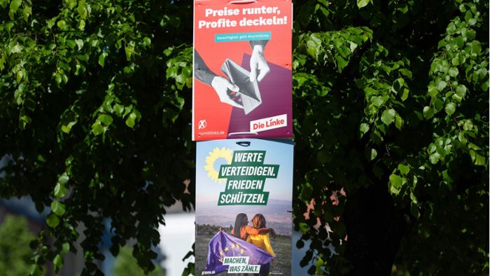 Täter beschmieren Europawahl-Plakate in VS und Konstanz