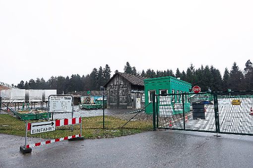 An der Deponie in Oberhaugstett stehen nächste Woche Bauarbeiten an. Foto: Fritsch Foto: Schwarzwälder-Bote