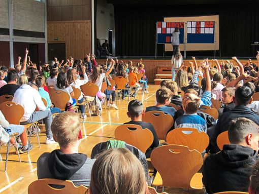 An der GWRS Villingendorf findet  zu  Beginn des neuen Schuljahres eine Schülervollversammlung statt.   Foto: Schule Foto: Schwarzwälder Bote
