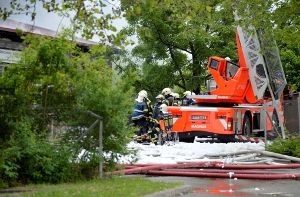 Das Feuer in Reutlingen wurde von Glutresten ausgelöst. Foto: dpa