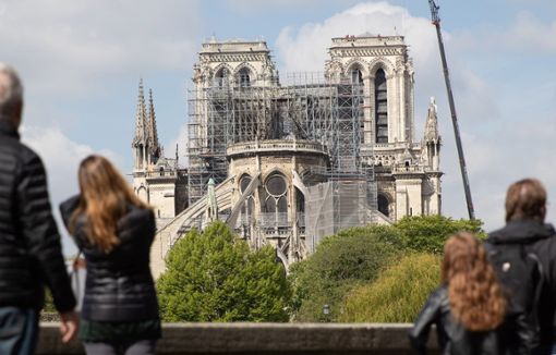 Durch den Brand ist die berühmte Pariser Kathedrale stark beschädigt worden. Foto: Kusch Foto: Schwarzwälder Bote