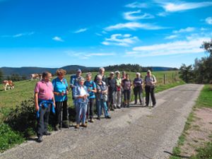 Die Mitglieder des Schwarzwaldvereins genießen bei einer Tour in der Heimat den Spätsommer. Foto: Verein Foto: Schwarzwälder Bote