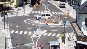 Neuer Kreisverkehr am Bärenplatz ist fertig