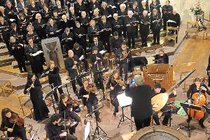 Die Musiker führten die Johannes-Passion von Johann Sebastian Bach auf. Foto: Adrian Foto: Schwarzwälder-Bote