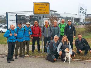Die Wanderer aus Dautmergen starten bei ihrer Extrem-Tour in Villingen und wanden von dort aus zurück in den Heimatort. Foto: Verein Foto: Schwarzwälder Bote