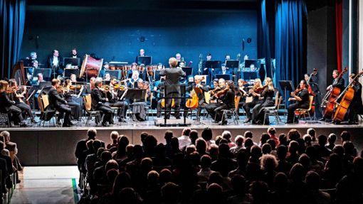 Das Symphonieorchester der Philharmonie Baden-Baden beendete die aktuelle Nagolder Konzertreihe. Foto: Thomas Fritsch