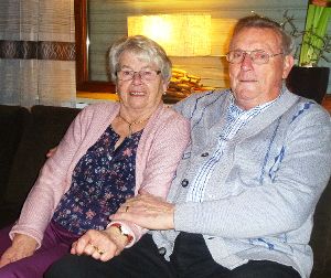 Anneliese und Karl-Anton Gut aus Frohnstetten sind seit 50 Jahren verheiratet. Foto: Neusch Foto: Schwarzwälder-Bote