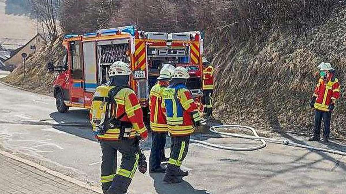 Auch Drohne im Einsatz: Brände in Vöhrenbach und Hammereisenbach halten Feuerwehr auf Trab