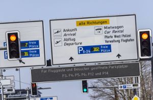 Am Flughafen Stuttgart gibt es viele Parkmöglichkeiten. Leider sind alle gebührenpflichtig. Foto: imago images//rnulf Hettrich