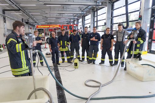 Gefahrgutausbildung in der neuen Feuerwache  Foto: Feuerwehr Foto: Schwarzwälder-Bote