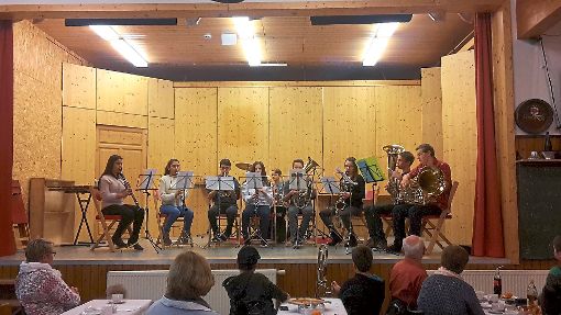 Zum ersten Mal spielt beim Vorspielnachmittag der Bläserjugend Aufen ein Ensemble von jungen Musikern und zeigt ihr Können. Foto: Verein Foto: Schwarzwälder-Bote