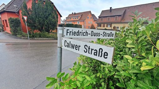 Die Abzweigung Friedrich-Duss-Straße/Calwer Straße: Hier kam es zum Unfall. Foto: Lena Knöller