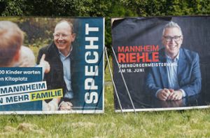 Die OB-Wahl in Mannheim hat mit einem historischen Ergebnis geendet. Foto: dpa/Uwe Anspach