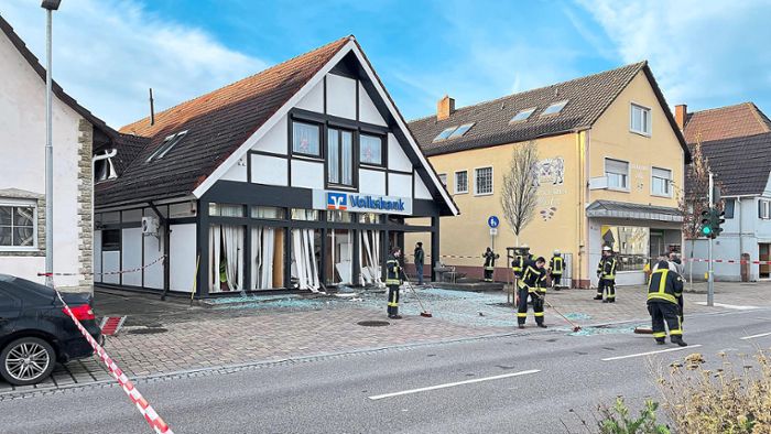 Volksbank-Automat in Grafenhausen gesprengt - Parallelen zu anderem Fall