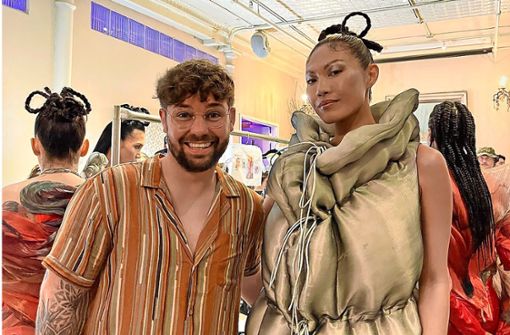Hier war Marco Weißer ganz in seinem Element: Bei der Fashion Week kam er mit spannenden Leuten in Kontakt. Foto: Privat