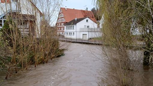 Die Eschach beim Milchhäusle in Stetten. Foto: Weisser
