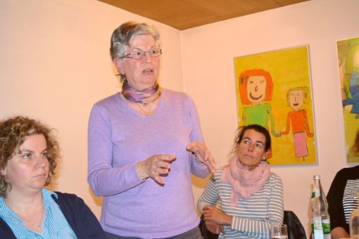 Brigitte Manns aus Appenweier hat über das Projekt FIN – Frauen in Not referiert. Foto: Wölfle Foto: Schwarzwälder Bote