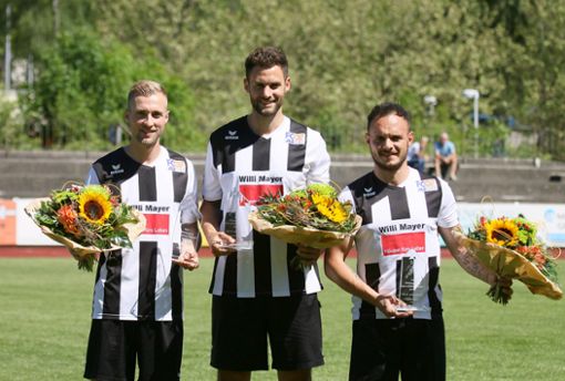 Das Trio um Philipp Rumpel (links), Marc Bitzer (Mitte) und Pietro Fiorenza wird dem FC 07 Albstadt fehlen. Foto: Kara