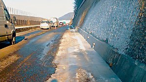 Kleine Eiszeiten auf der Autobahn
