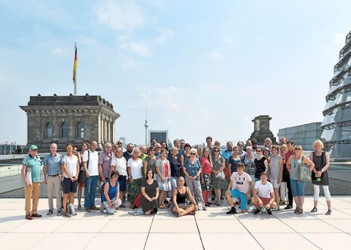 Vertreter von Jugendmusikschulen aus der Region bei ihrem Besuch in Berlin.  Foto: Bundespresseamt Foto: Schwarzwälder Bote