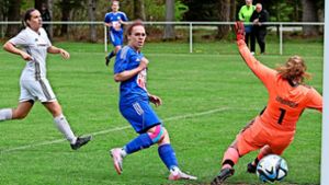 Jana Sophie Albrecht erzielte das 2:0 für den SV Oberreichenbach kurz vor der Pause. Foto: Kraushaar
