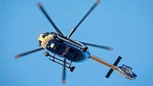 Polizei sucht mit Hubschrauber nach älterer Krankenhauspatientin